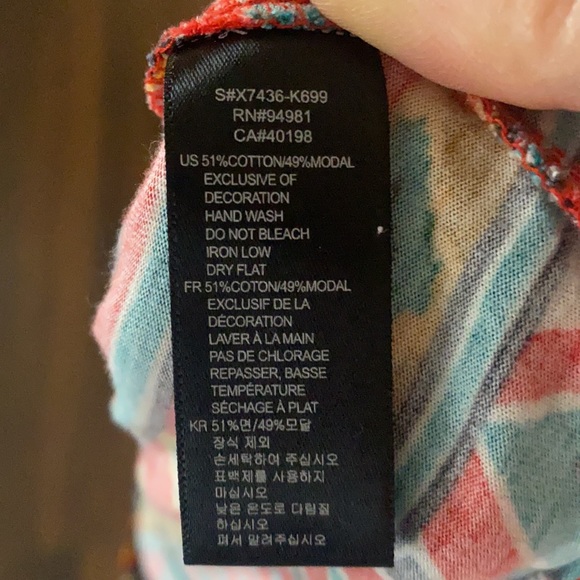 FOREVER 21 BOHO tank top SOUTHWESTERN AZTEC PRINT Jeweled neckline SIZE M SUMMER - Picture 11 of 11